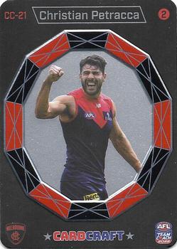 2022 AFL TeamCoach - Card Craft Silver #CC-21 2 Christian Petracca Front